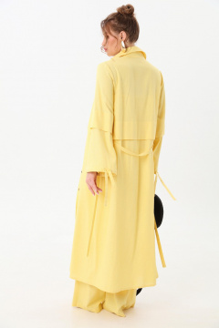 Брюки, кардиган, топ NikVa 976-2 лимон - фото 4
