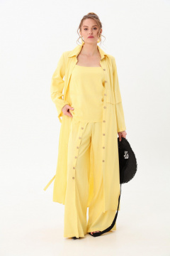 Брюки NikVa 977-2 лимон - фото 2