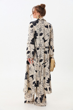 Брюки, кардиган, топ NikVa 976-5 лилии - фото 5