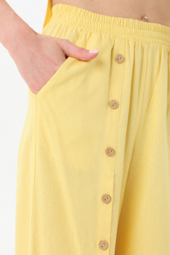 Брюки, жакет NikVa 979-2 лимон - фото 4