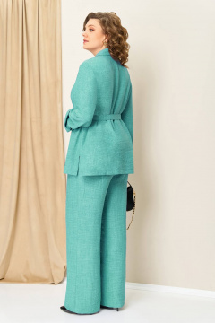 Блуза, брюки, жакет VOLNA 1407 бирюзовый - фото 2