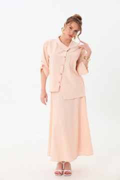 Юбка NikVa 813-13 пудра - фото 2