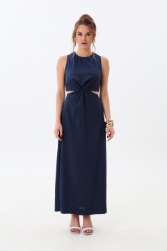 Платье NikVa 551-2 индиго - фото 3