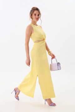 Платье NikVa 551-3 лимон - фото 3