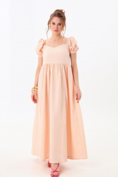 Платье NikVa 982-2 пудра - фото 1
