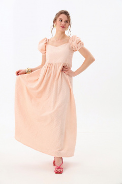 Платье NikVa 982-2 пудра - фото 4