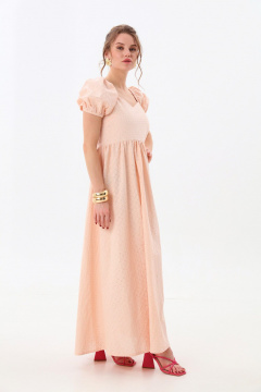 Платье NikVa 982-2 пудра - фото 3