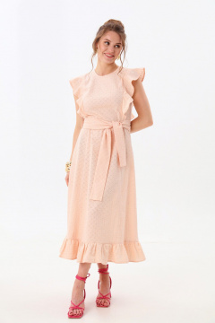 Платье NikVa 983-2 пудра - фото 1