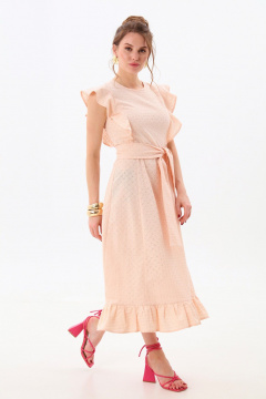 Платье NikVa 983-2 пудра - фото 4