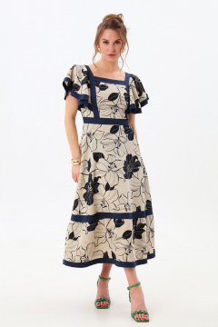 Платье NikVa 984-1 лилии - фото 4