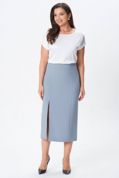 Юбка IVARI 510 серый - фото 2