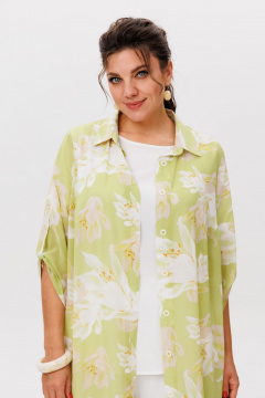 Кардиган Anelli 1529 фисташковое_джелато - фото 4