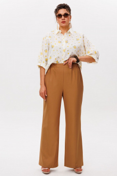 Брюки Anelli 1581 цвет_оленьей_кожи - фото 4