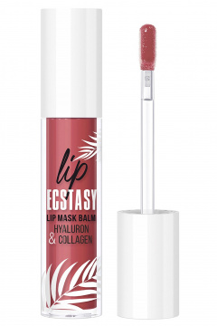  LUXVISAGE LIP ECSTASY HYALURON & COLLAGEN 604 бежево-розовый - фото 1