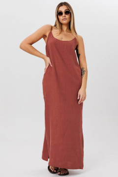 Платье AMIE by Ma Сherie 9006 терракот - фото 2