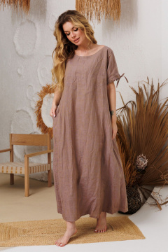 Платье АМУЛЕТ 9913 капучино - фото 1