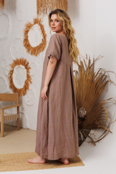 Платье АМУЛЕТ 9913 капучино - фото 4