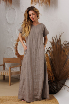 Платье АМУЛЕТ 9915 капучино - фото 2