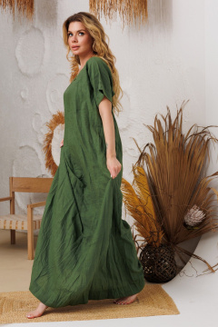 Платье АМУЛЕТ 9915 луговой - фото 3