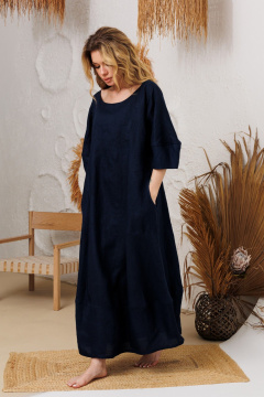 Платье АМУЛЕТ 9920 темно-синий - фото 3