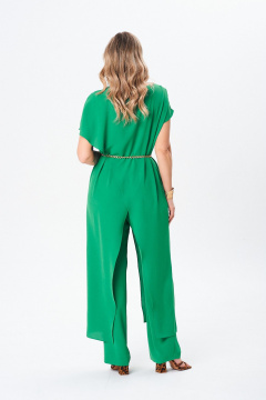 Брюки, кардиган AMORI 8030 зеленый - фото 2