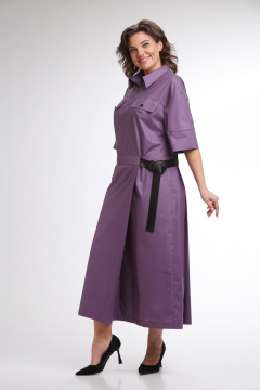 Платье Rishelie 988 темно-сиреневый - фото 4