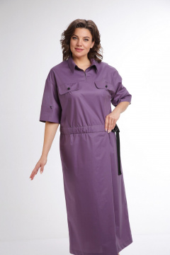 Платье Rishelie 988 темно-сиреневый - фото 2
