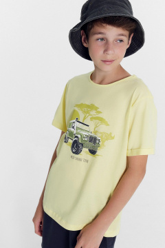 Футболка Mark Formelle 113421/24-27794П-0 лимонад_печать_3_сл_на_пол - фото 1