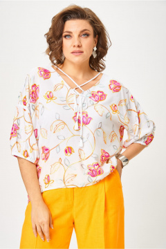 Блуза Andina city 5036-25 белый - фото 5