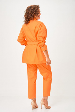 Брюки, жакет Andina city 9077-25 оранжевый - фото 2