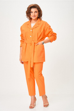 Брюки, жакет Andina city 9077-25 оранжевый - фото 1