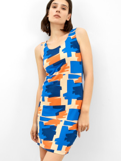 Платье Mark Formelle 152249/2115-20 синий_геометрия - фото 5