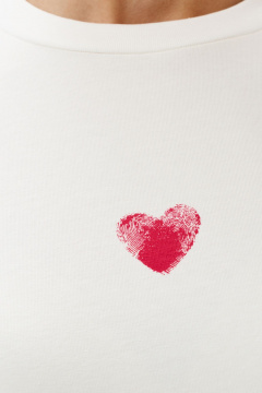 Футболка 10DENCY 23333 молочный/красный - фото 5