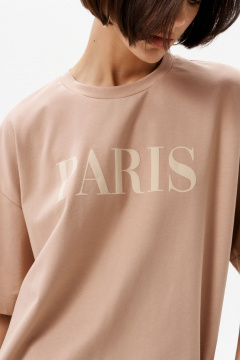 Футболка 10DENCY 23335 бежевый/бежевый - фото 3