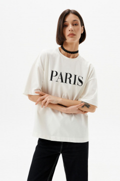 Футболка 10DENCY 23335 молочный/черный - фото 2