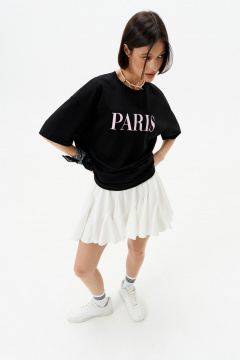 Футболка 10DENCY 23335 черный/розовый - фото 4