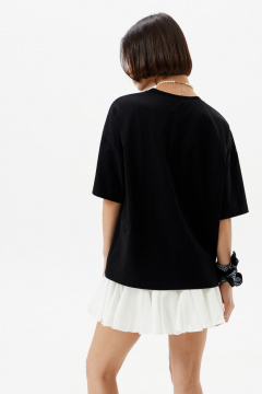 Футболка 10DENCY 23335 черный/розовый - фото 3