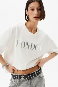 Футболка 10DENCY 23337 молочный/серебристый - фото 2