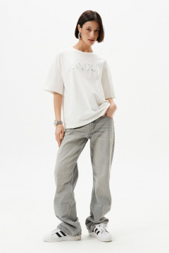 Футболка 10DENCY 23337 молочный/серебристый - фото 1