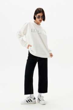 Свитшот 10DENCY 23338 молочный/серебро - фото 2