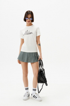 Футболка 10DENCY 23339 молочный/черный - фото 2