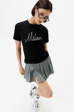 Футболка 10DENCY 23339 черный/серебристый - фото 5