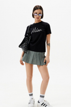 Футболка 10DENCY 23339 черный/серебристый - фото 3