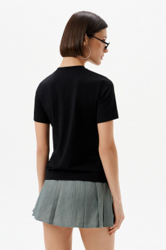 Футболка 10DENCY 23339 черный/серебристый - фото 2