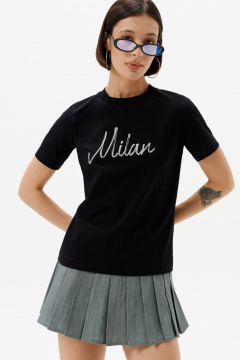 Футболка 10DENCY 23339 черный/серебристый - фото 1