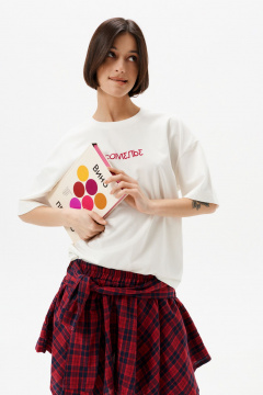 Майка 10DENCY 23469 молочный/винный - фото 3