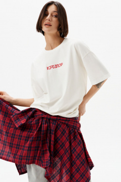 Майка 10DENCY 23472 молочный/красный - фото 3