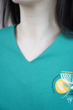 Брюки, джемпер Купалинка 34300G.158-164 к.зеленый_набивка - фото 2