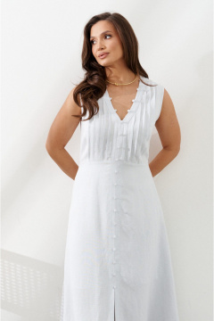 Платье AltaModa 1035 серо-голубой - фото 4