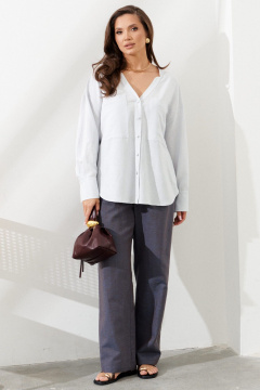 Брюки AltaModa 1037 синий_меланж - фото 1